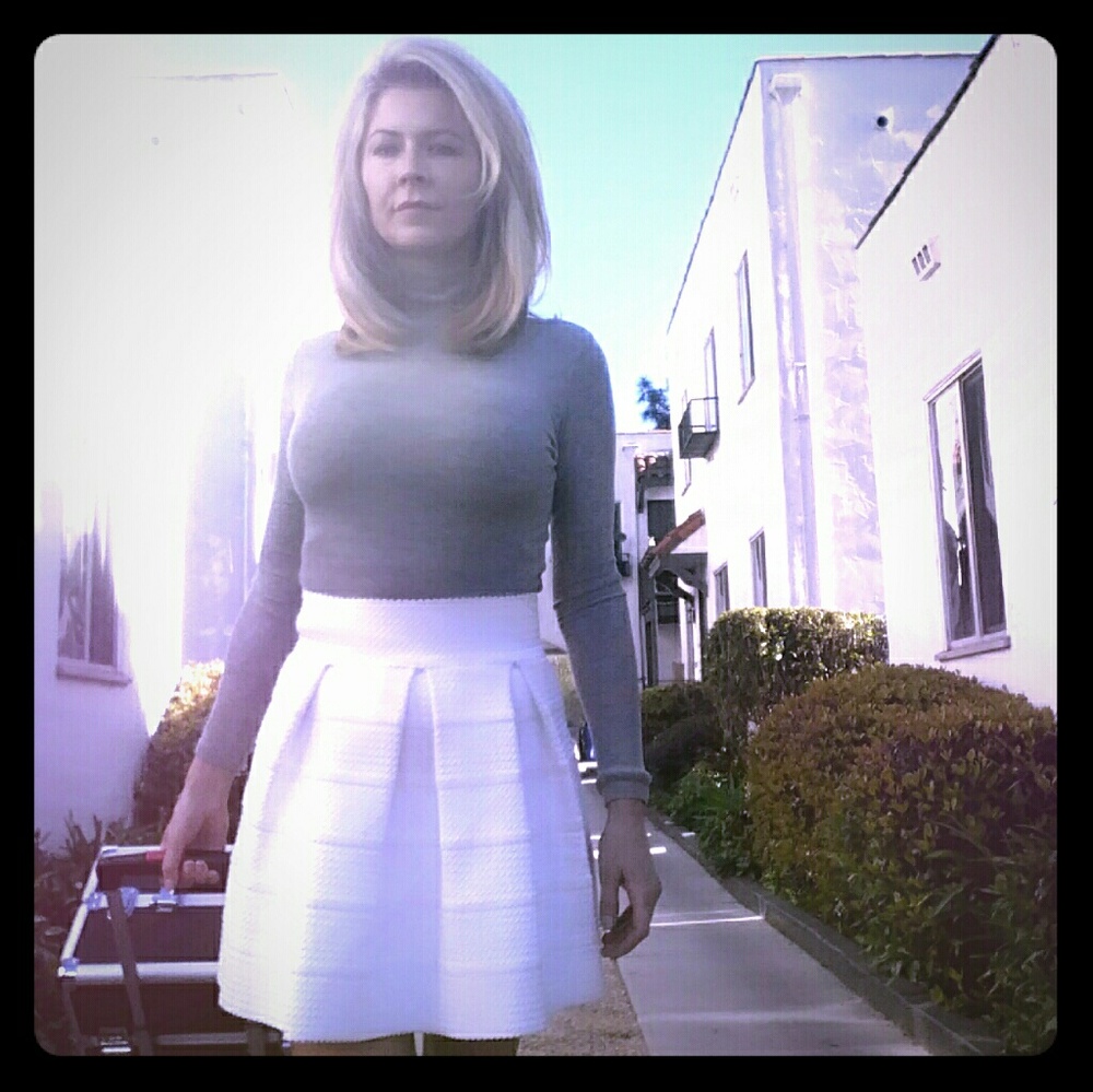 High waisted skirt